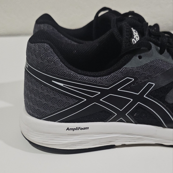 Asics Women's Amplica Black Gray Running Shoes Size 7 1/2 - Picture 3 of 13